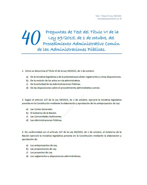 test ley 39/2015 test ley 39/2015