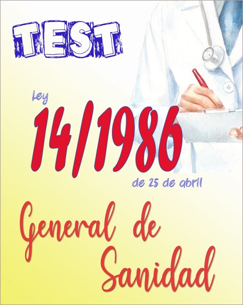 test ley 14/1986 general de sanidad