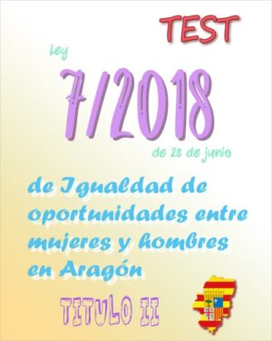 test titulo II ley 7/2018 Aragón