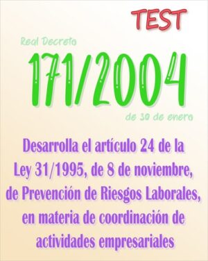 test Real Decreto 171/2004