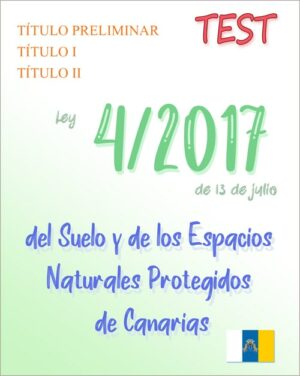 test ley 4/2017 Canarias - titulos preliminar, 1 y 2