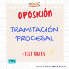 Oposición Tramitación procesal 2025