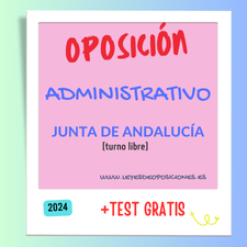 Oposición administrativo - Junta Andalucia - 2024