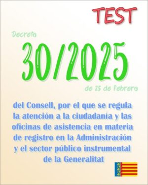 test decreto 30/2025 del consell