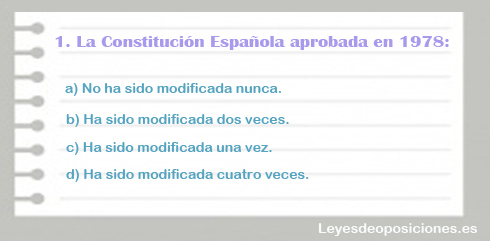 pregunta test la constitucion