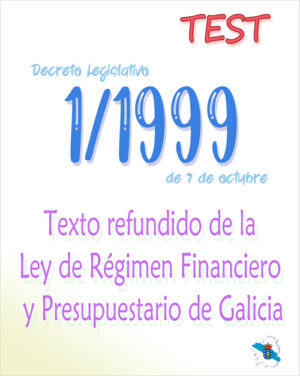test decreto legislativo 1/1999 galicia