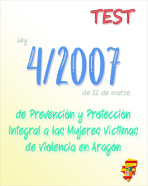 test ley 4/2007 Aragón